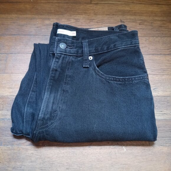 Women's Black Denim Jeans - Picture 4 of 13